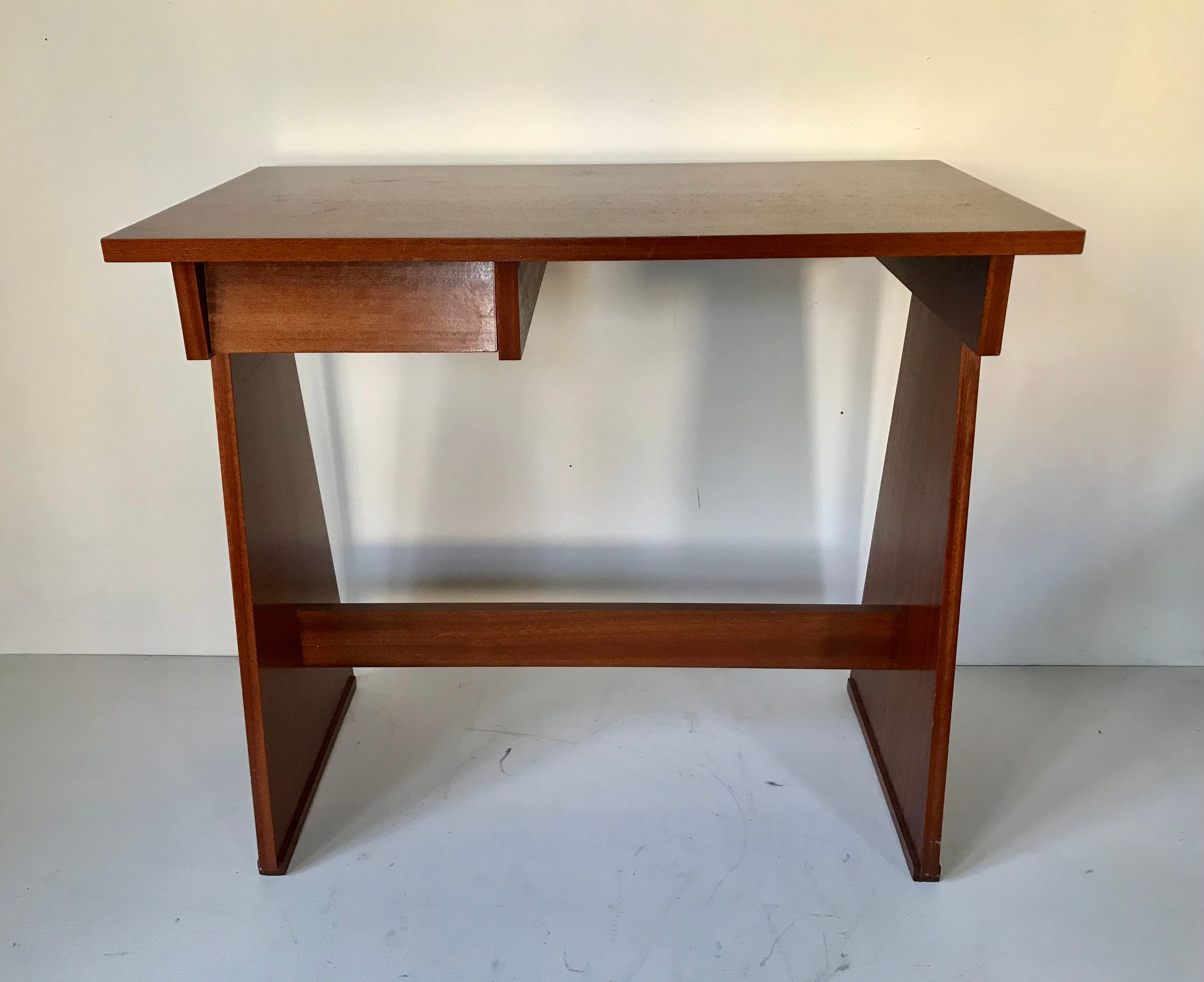 Teak desk, circa 1960