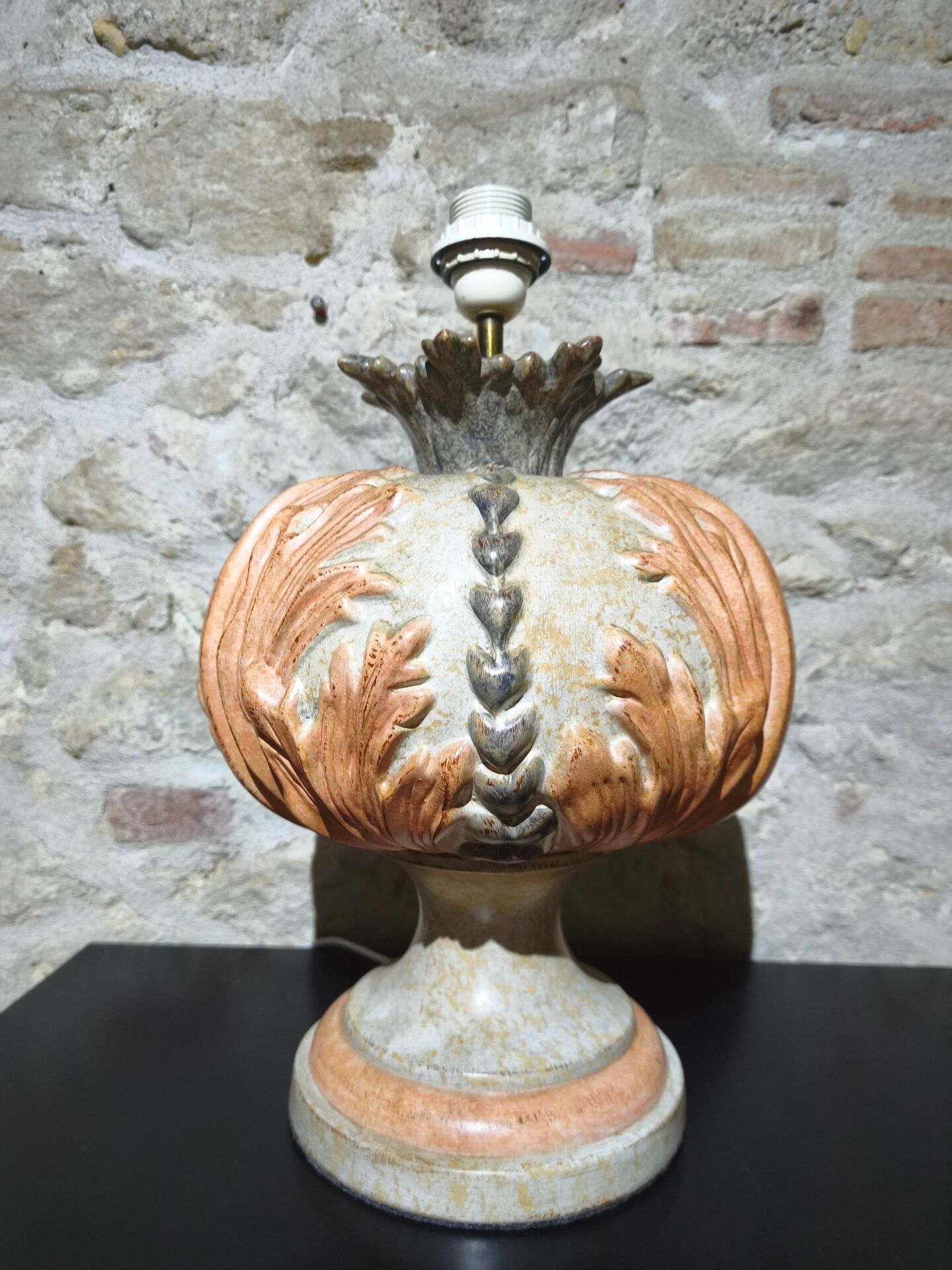 Neoclassical Urn Lamp Roche Bobois - Vintage 70s - Refurbished