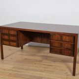 Mid-Century Model 77 Freestanding Desk in Teak from Omann Jun, 1960s