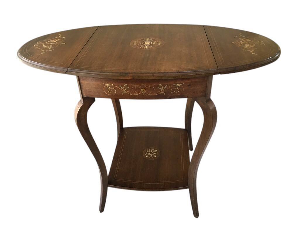 Art Deco marquetry tea table 1930