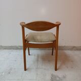 Modern Danish teak office chair from the 1960s by Erik Kirkegaard for Høng Stolefabrik