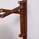Small teak scissors wall lamp 1960s holland