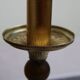 Pair of golden candle holders