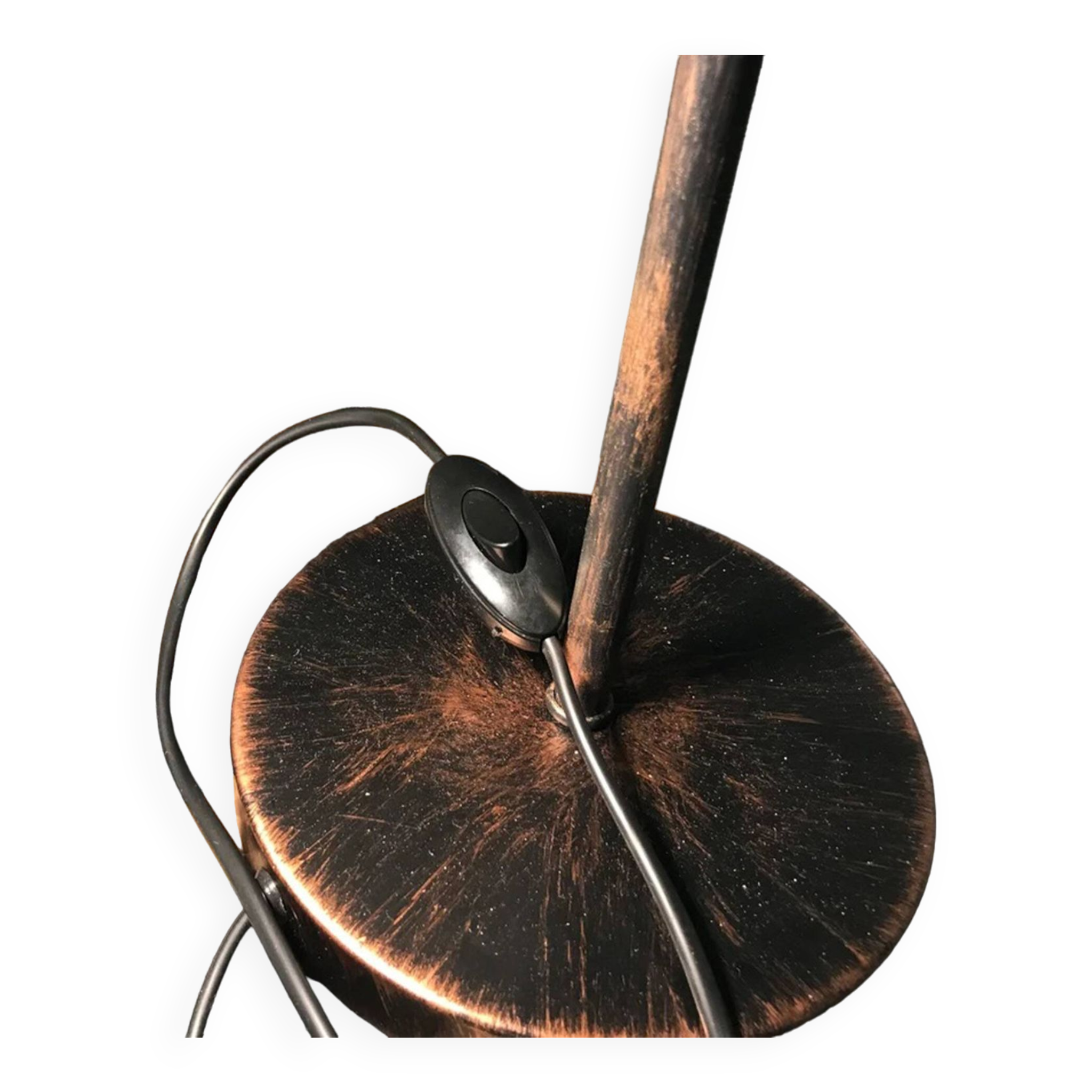 Lampe de bureau réglable en métal avec bras d'équilibre