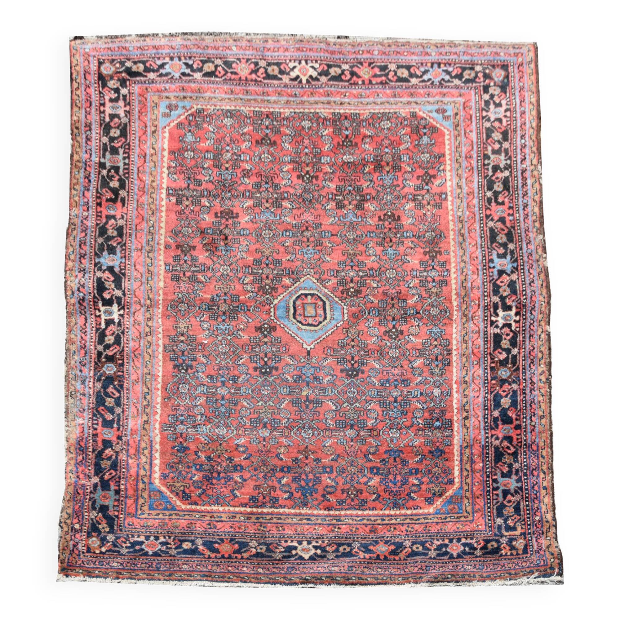 Tapis d'orient iran malayer vintage  : 1.55 x 2.00 mètres - laine