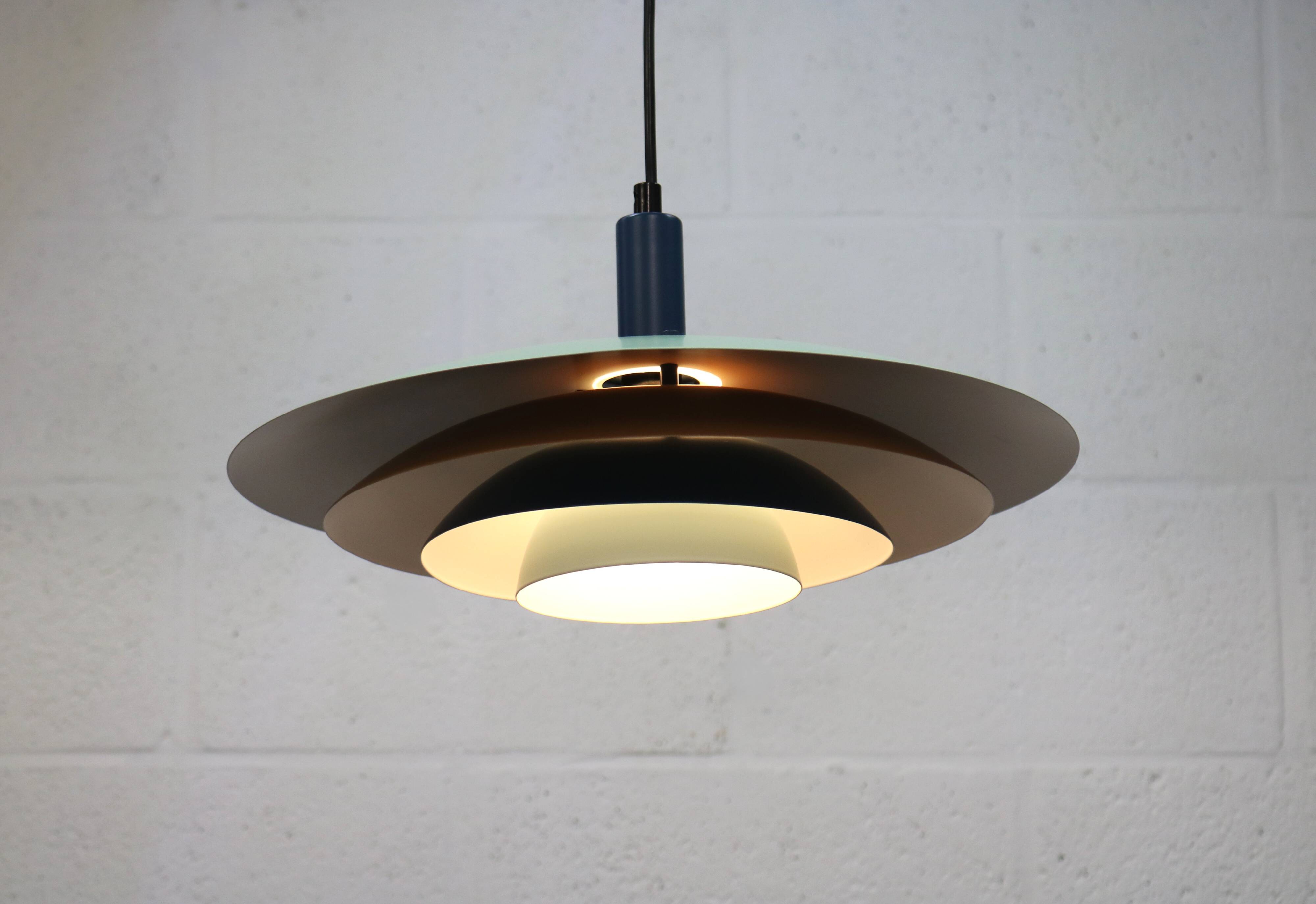 Vintage Danish Nordlux Pendant Lamp – Model 3948, 1980s
