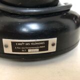 Old black Bakelite phone