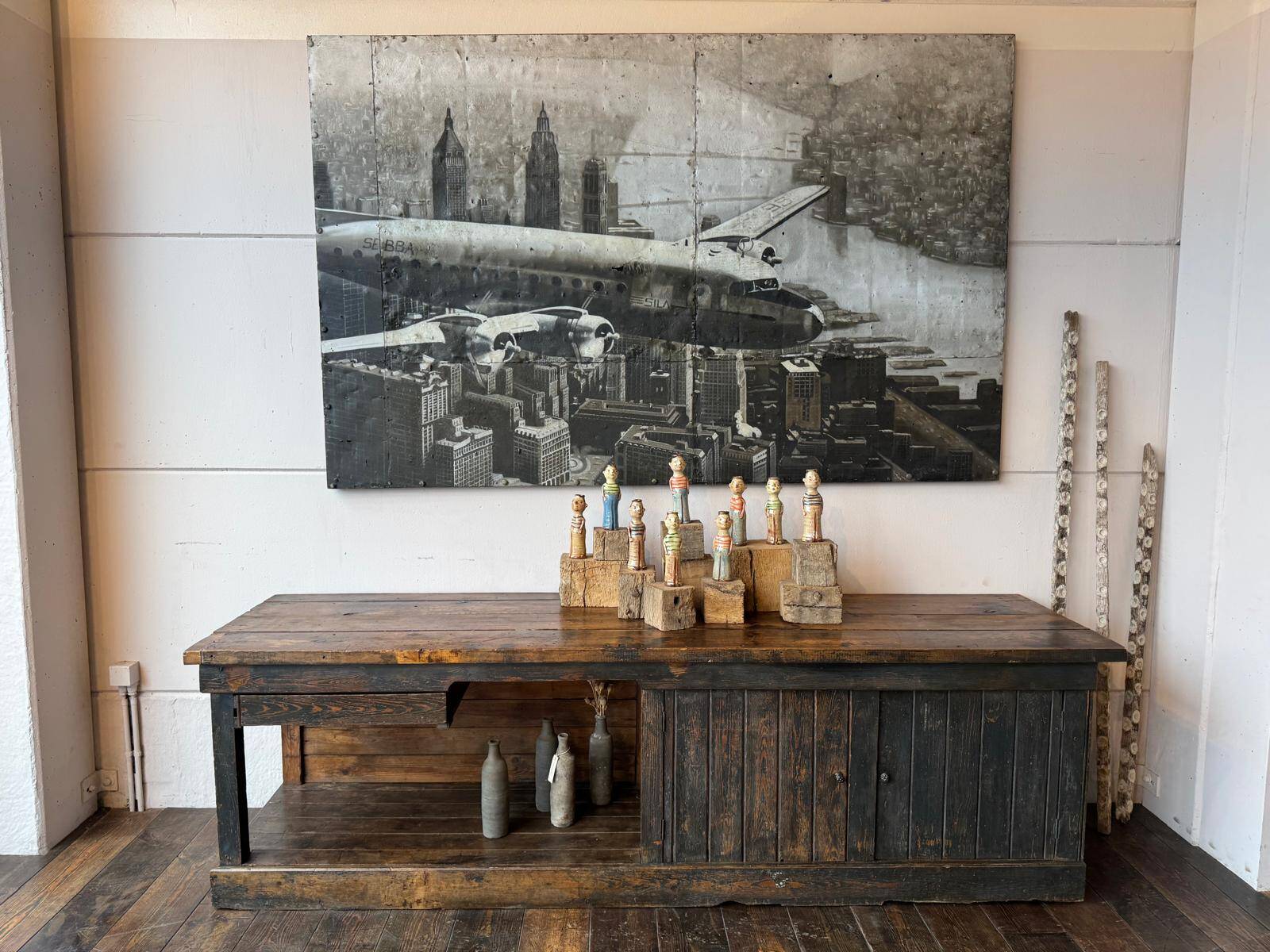 Old cabinetmaker's workbench