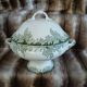 Small antique soup tureen in ironstone