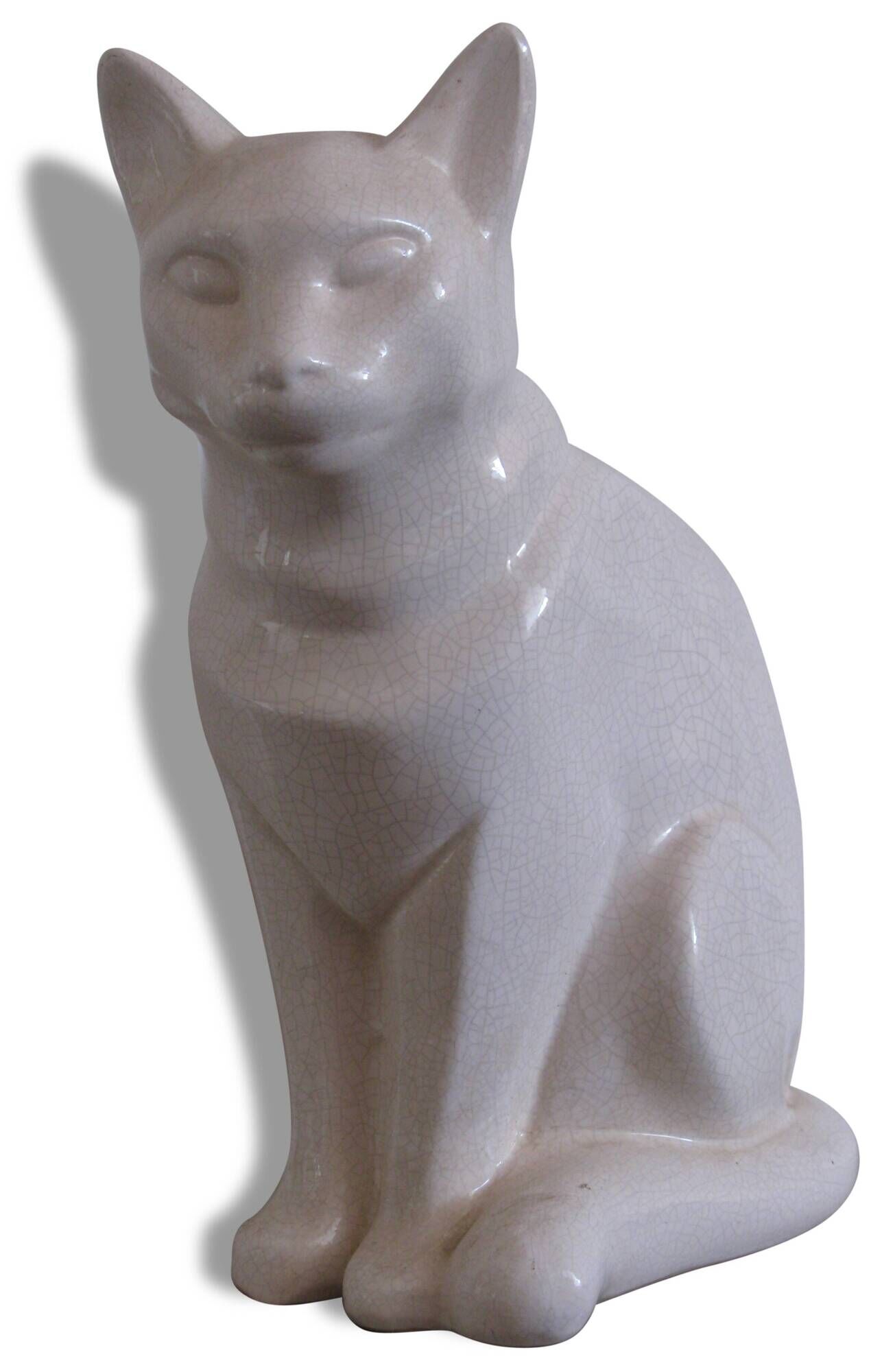 Repose-Cuillère Chats Robbie En Faïence - 23x8 Cm, Design Adorable Noir Et Or