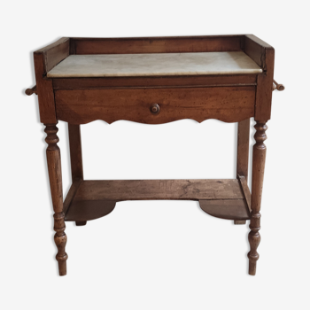 Wooden dressing table + marble top