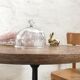 Molded glass bell