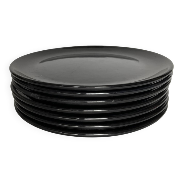 7 assiettes à dessert