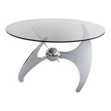 Adjustable Dining/Coffee Table by Luciano Campanini for Cama 1970s