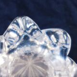 Small crystal vase signed Daum decoration