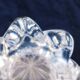 Small crystal vase signed Daum decoration