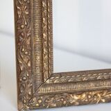 Old frame with gilded moldings