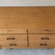 Large vintage 6-drawer chest of drawers from the 50s in oak.