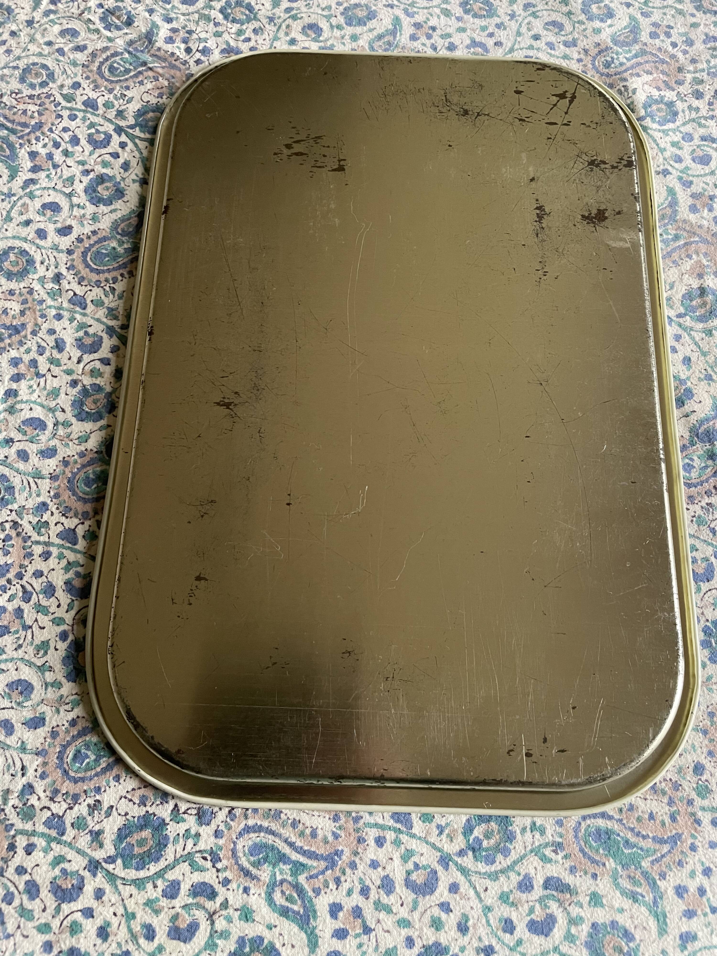 Vintage metal tray