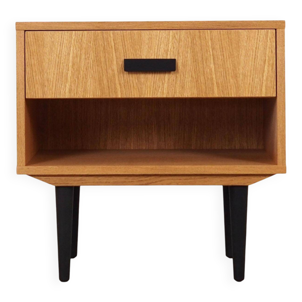 Table de chevet en chêne, design scandinave
