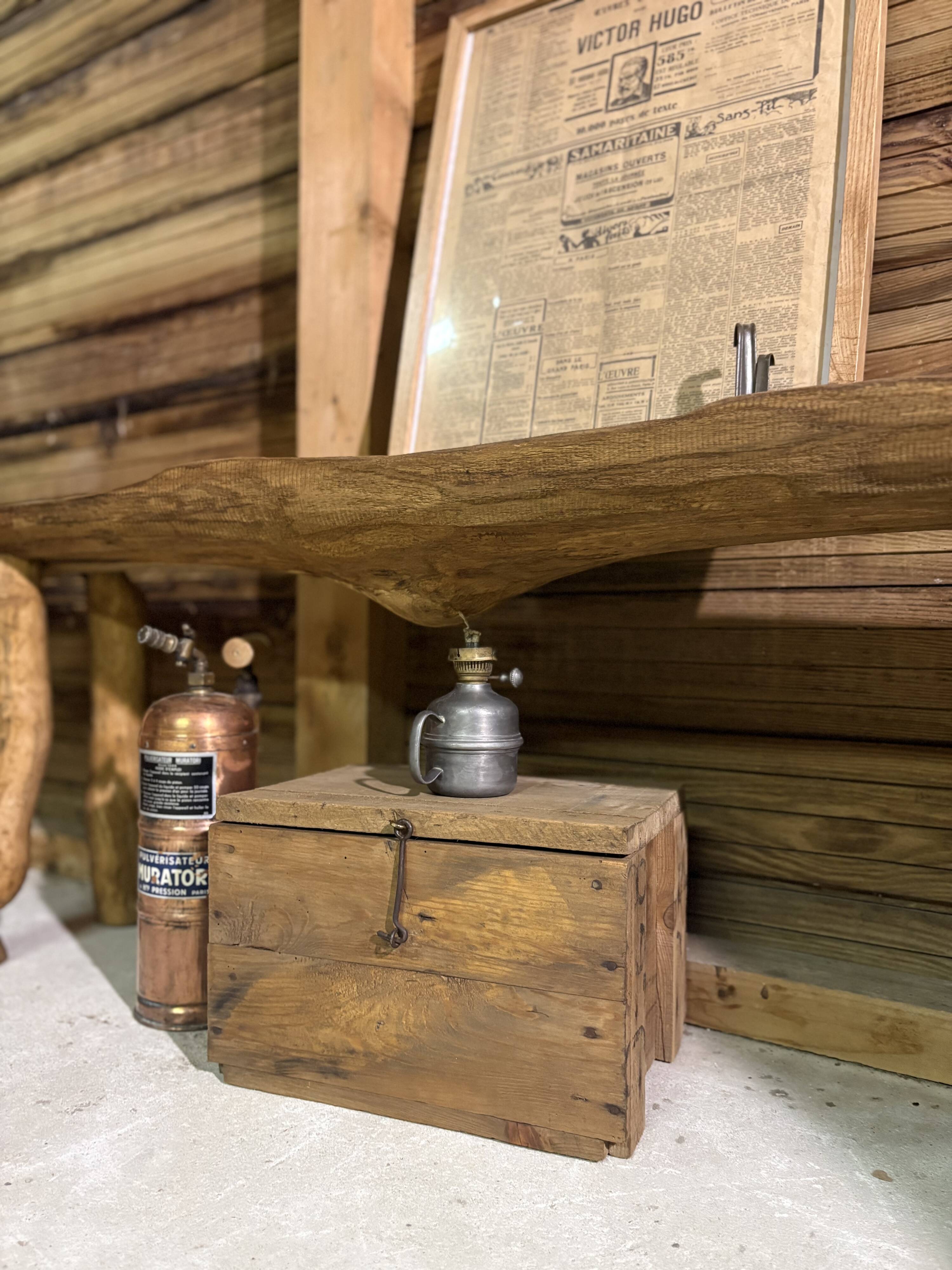 Old solid wood bench – country house spirit