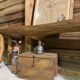 Old solid wood bench – country house spirit
