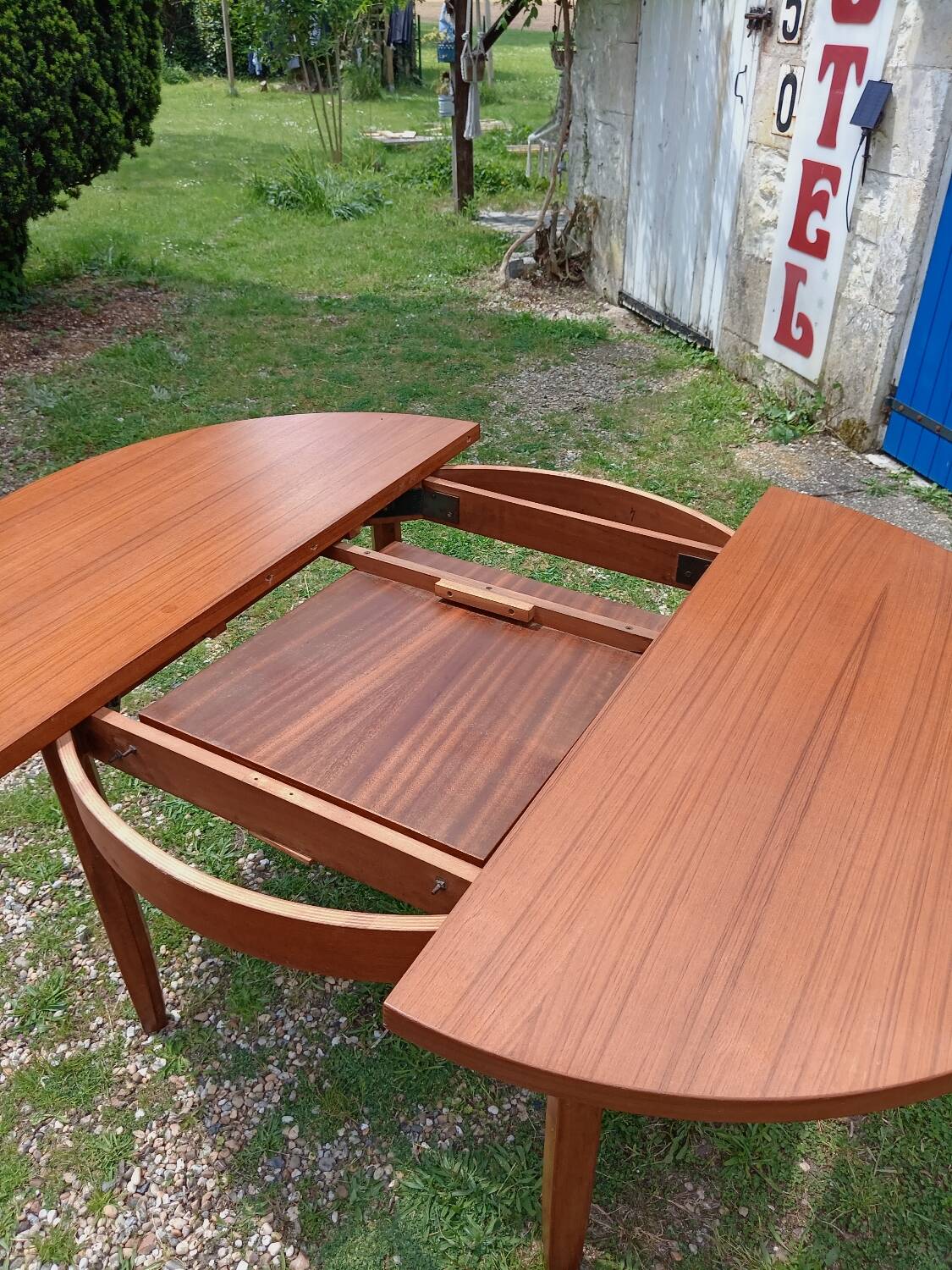 Vintage teak table and chairs