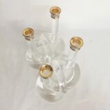 Pair of Dorothy Thorpe's "pretzel" lucite candlestiks 1960