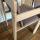 Set of 6 Fratelli Reguitti natural wood armchairs