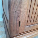 Art Deco walnut wardrobe