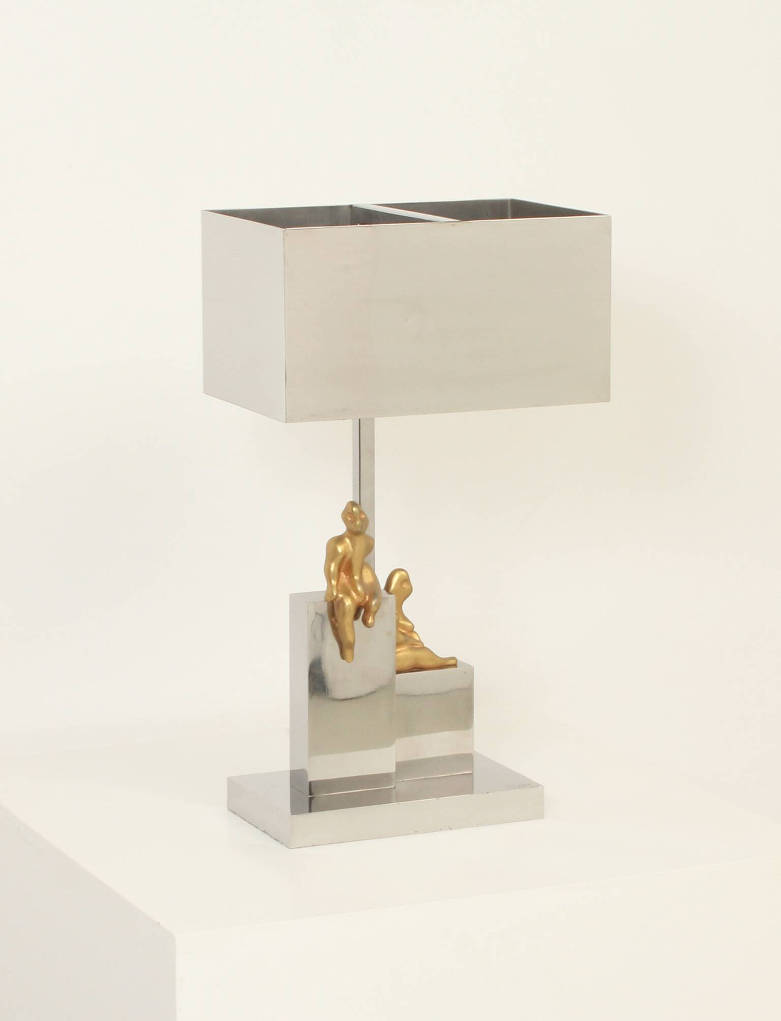 Large table lamp by the Spanish sculptor Aurelio Teno, 1970s.