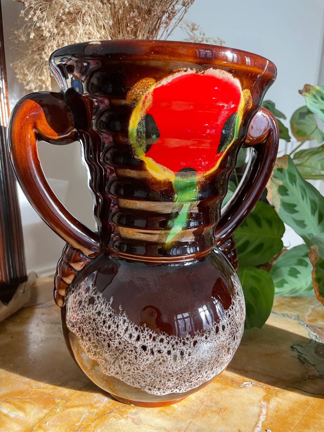 Duo of Vallauris vases