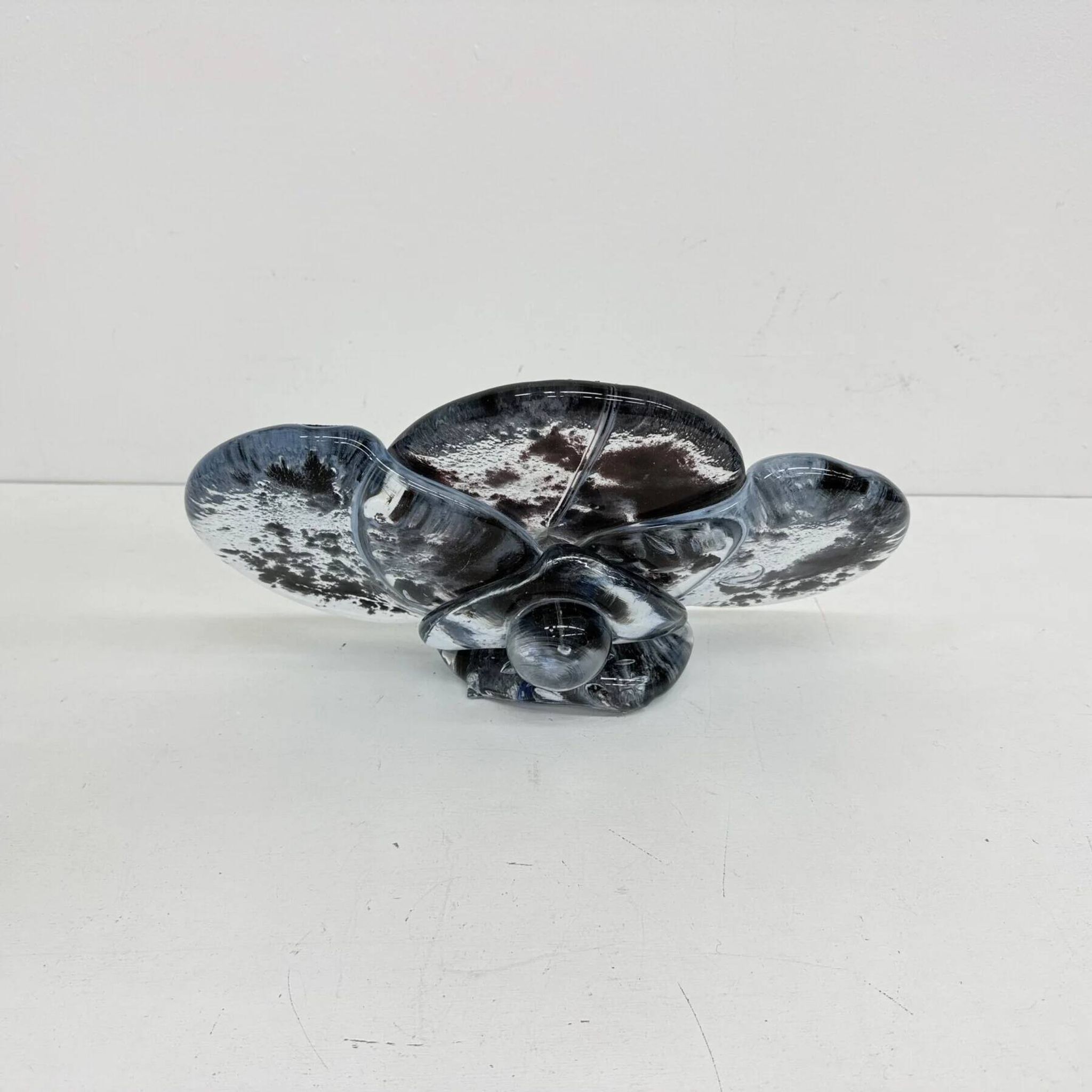 Mid-century abstract glass sculpture, 1970s