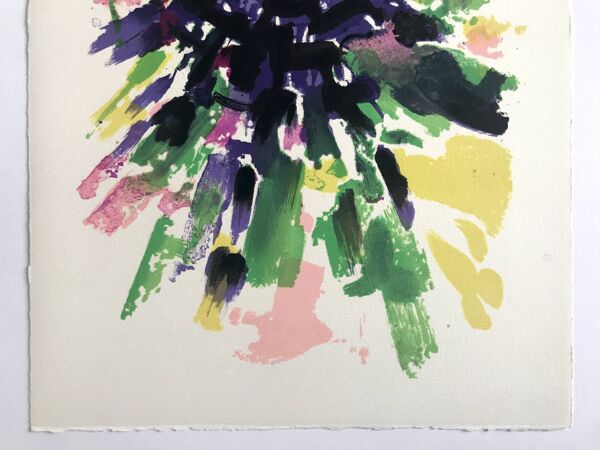 Alfred MANESSIER  Le labyrinthe II, 1978. Lithographie originale