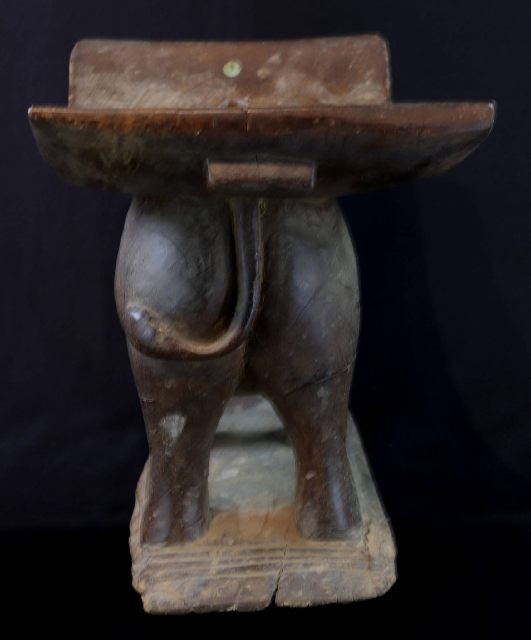 Art Africain - Ancien Tabouret Akan - Côte d'Ivoire