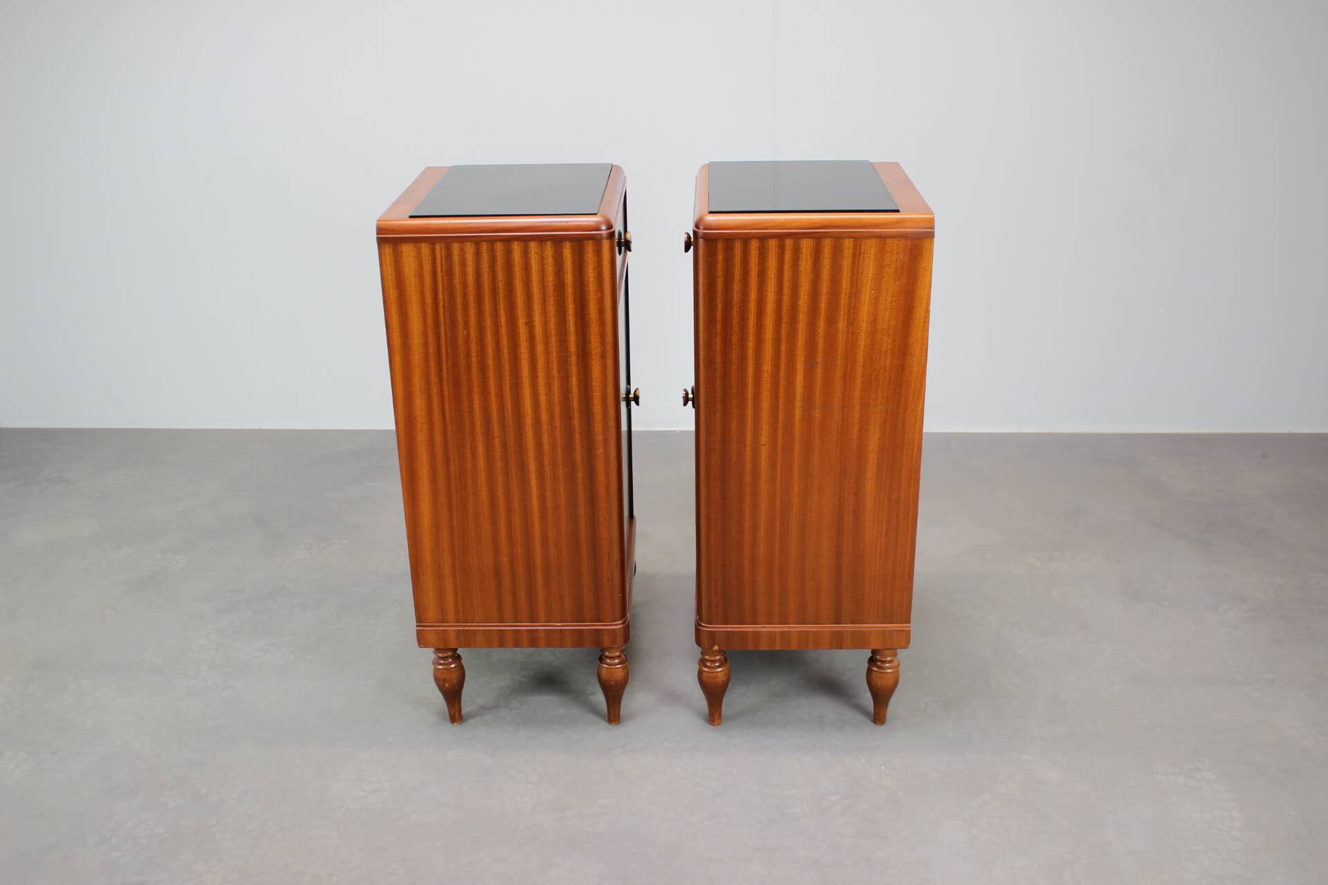 Art Deco Pair of Bedside Tables, 1930s, Czechoslovakia