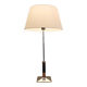 Lampe néoclassique en métal chromé