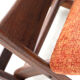 Adjustable Footstool / footrest "Uniek" - dutch design in teak