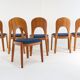 Set of 6 vintage Koefoed Morten 'Fjerritslev' chairs