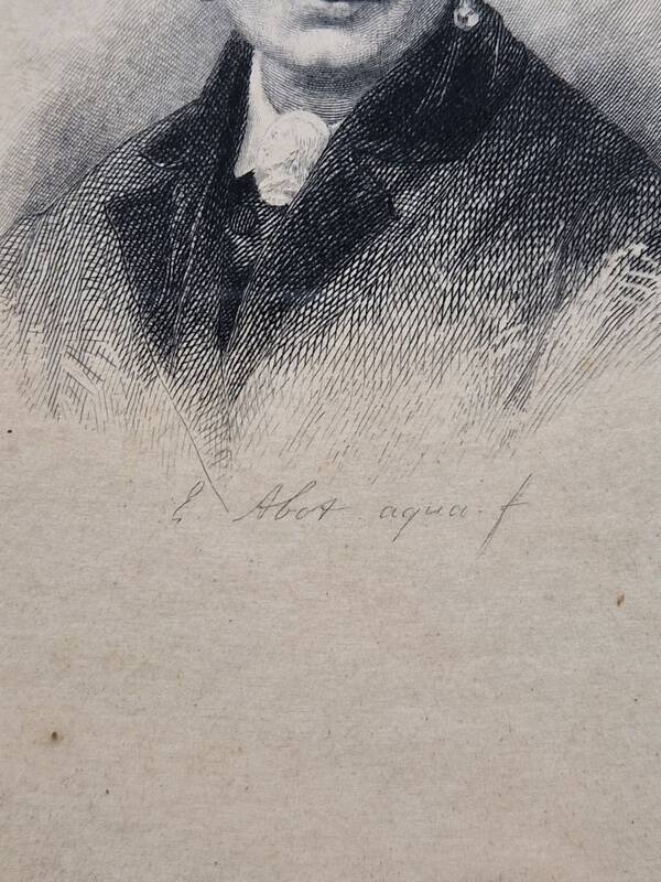 Eugène Abot (1836-1894) Etching - Portrait of a woman