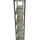 Tomado shelving unit Free standing in metal and gray - 1960s Dutch Design