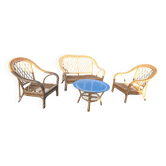 Rattan lounge set