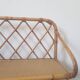 Rattan wall shelf