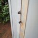 Vestiaire industriel vintage en bois