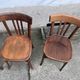 Lot 4 baumann chairs - bistro bar brasserie bohème vintage 1950 old