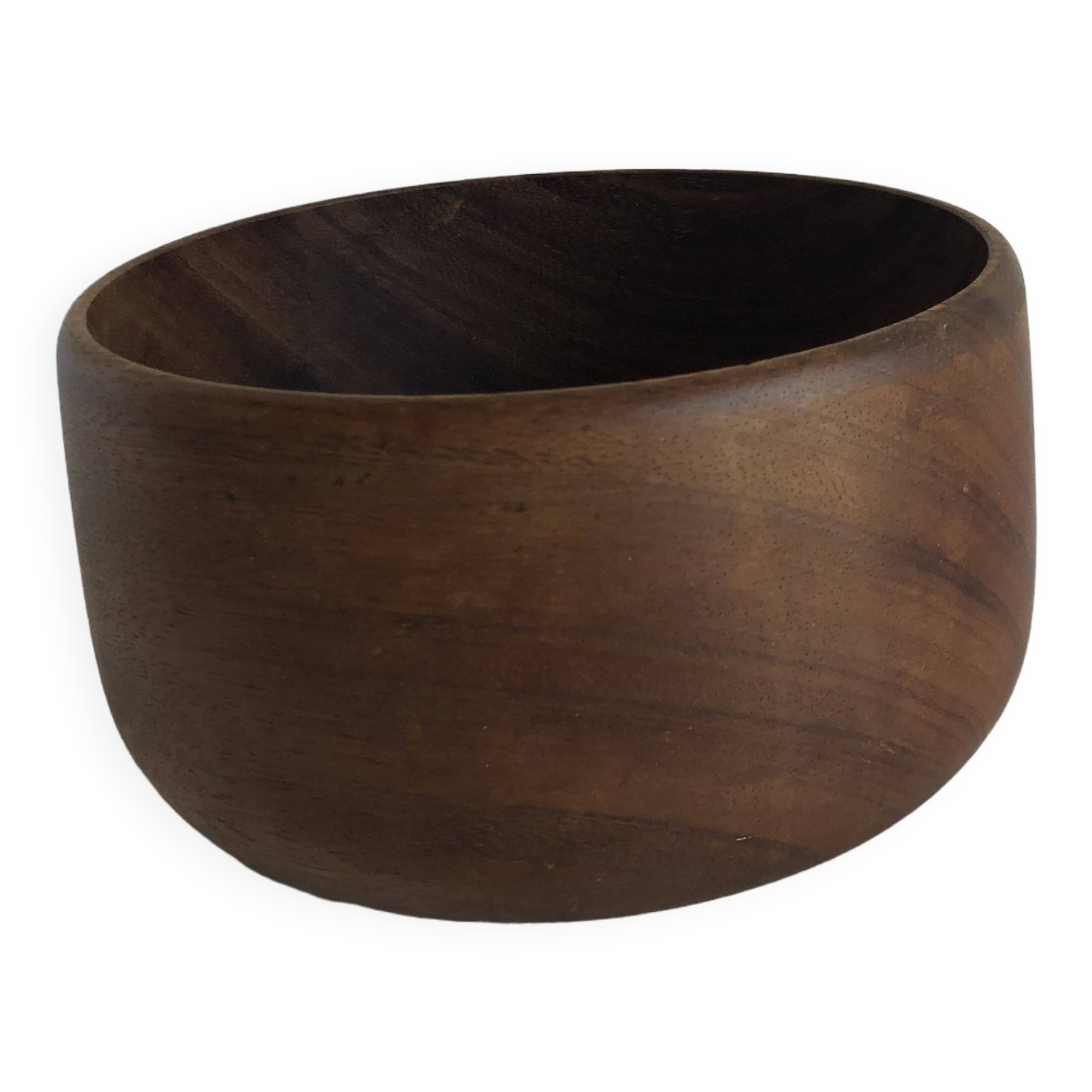 Vintage teak salad bowl