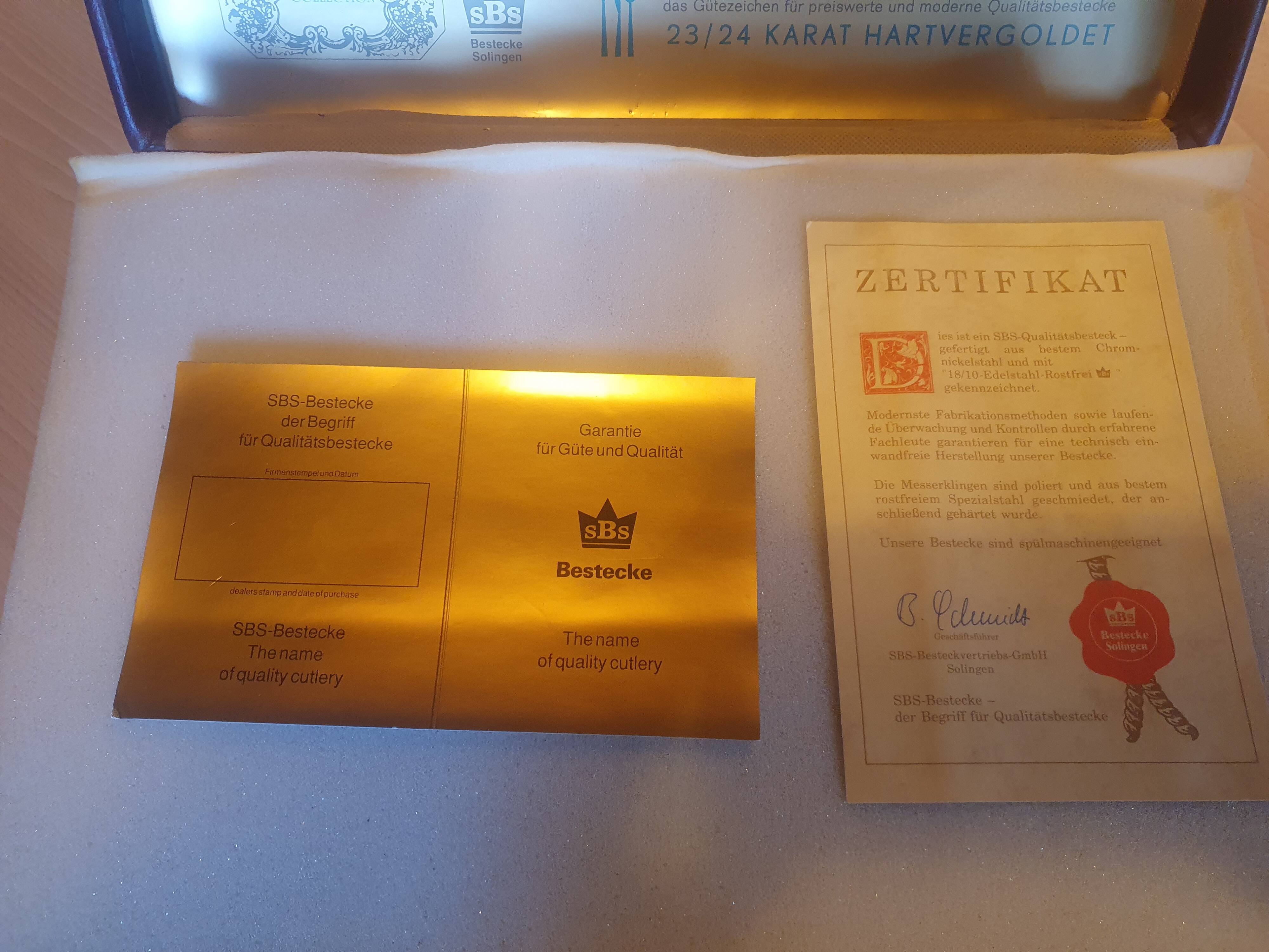 Cutlery set Solingen