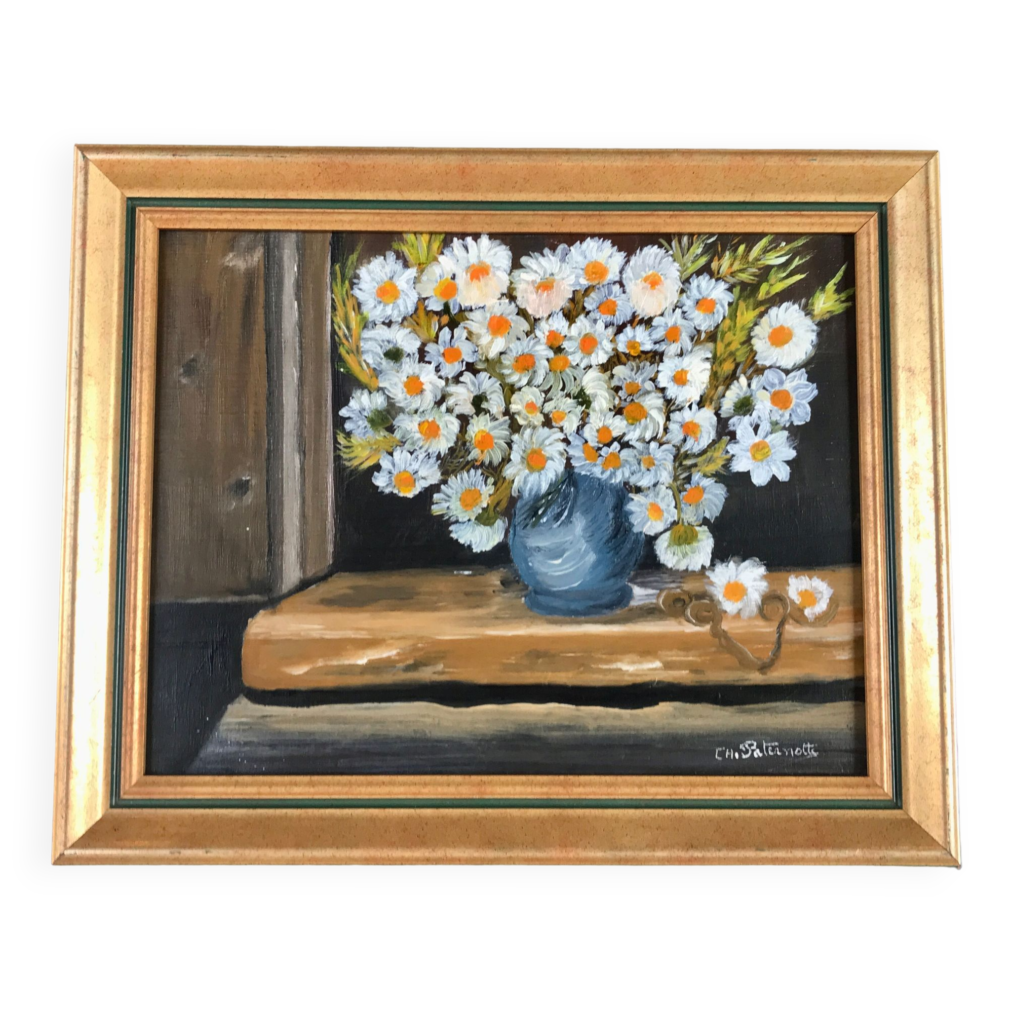 Nature morte bouquet de marguerites