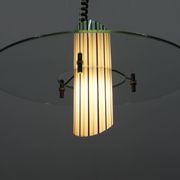 Italian Glass Chandelier, 1980s
