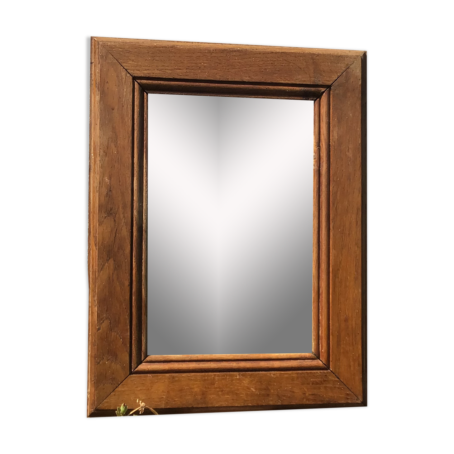 Old mirror wooden frame 33x42cm